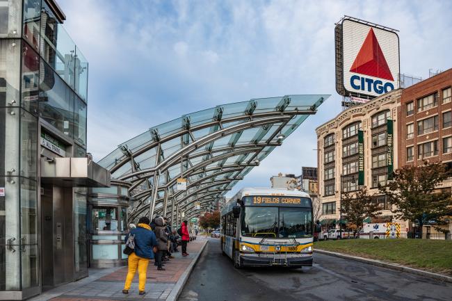 Bus at Kenmore busway